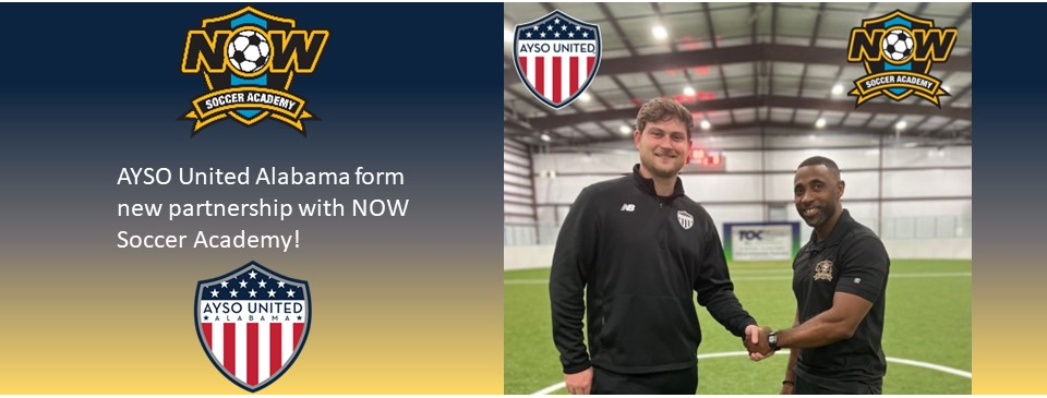 AYSO United Alabama & NOW Soccer Academy Form New Partnership