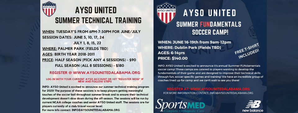 Summer Technical Training and Camp Announced!